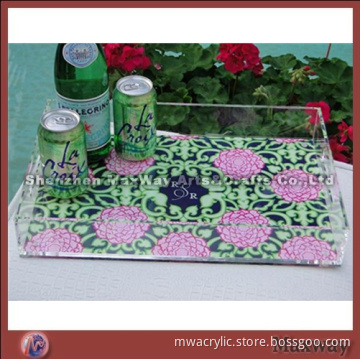 Transparent High-quality Acrylic Wine Tray